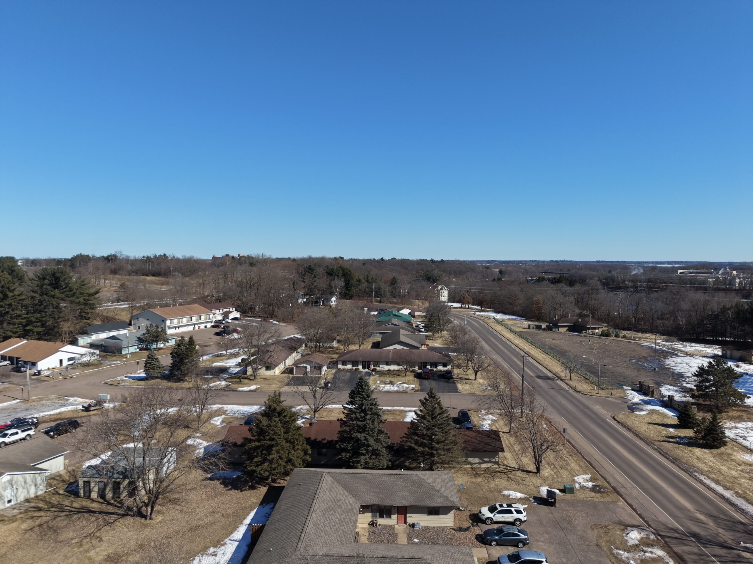 Drone aerial view